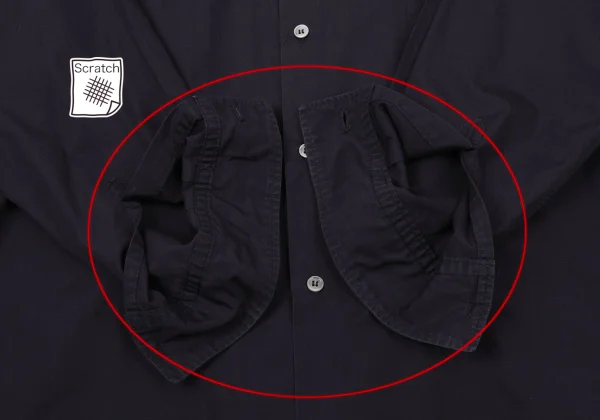 COMME des GARCONS Collar Switching Long Sleeve Shirt K-170469_011