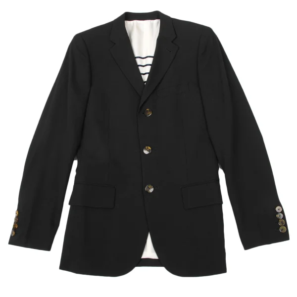 Jean Paul GAULTIER HOMME Wool Blended Jacket Black 46 K-170470_001