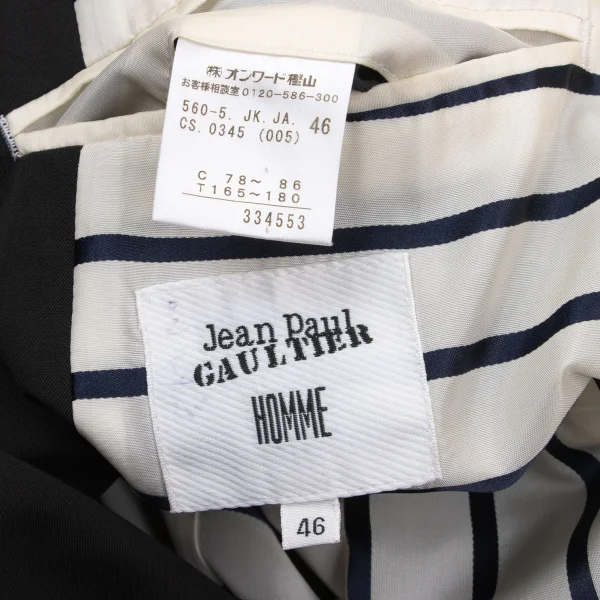 Jean Paul GAULTIER HOMME Wool Blended Jacket K-170470_017