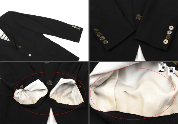 Jean Paul GAULTIER HOMME Wool Blended Jacket & Pants K-170472_004