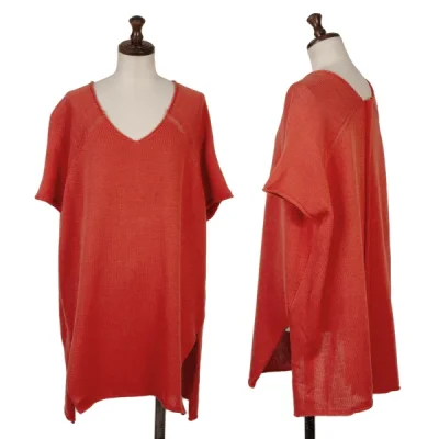 RISMAT by Y's Cotton Blended V-neck Knit