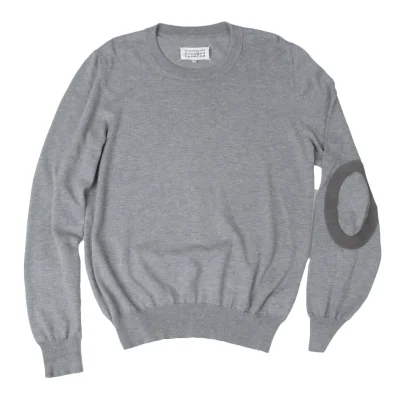 Maison Martin Margiel 14 Elbow Patched Knit Sweater