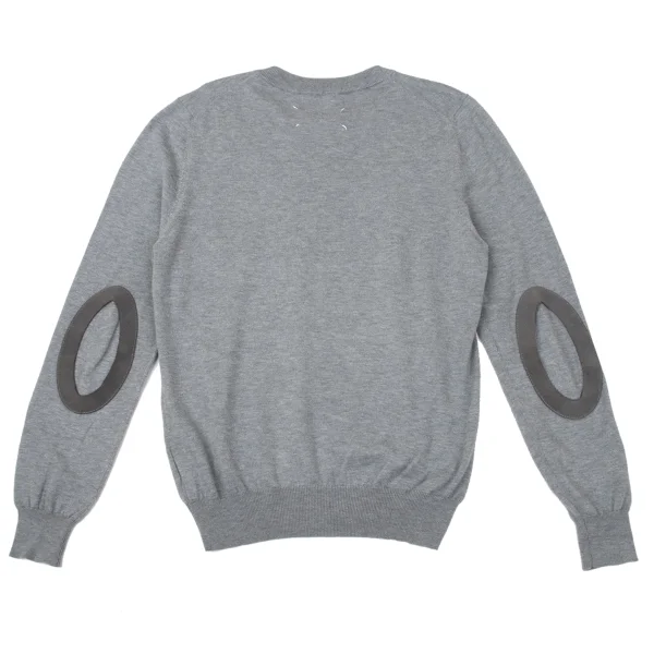 Maison Martin Margiel 14 Elbow Patched Knit Sweater K-170474_002