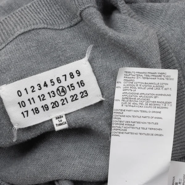 Maison Martin Margiel 14 Elbow Patched Knit Sweater K-170474_016