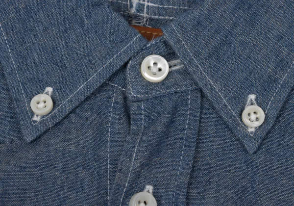 JUNYA WATANABE denim Lace Switching Sleeveless Shirt Dress K-170476_005