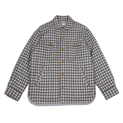 Papas+ Quilted Lining Padded Check Flannel Shirt