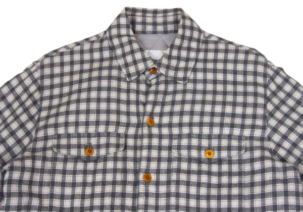 Papas+ Quilted Lining Padded Check Flannel Shirt K-170479_002