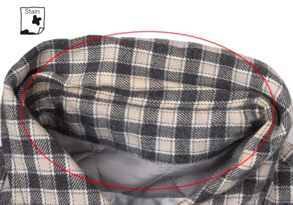 Papas+ Quilted Lining Padded Check Flannel Shirt K-170479_004