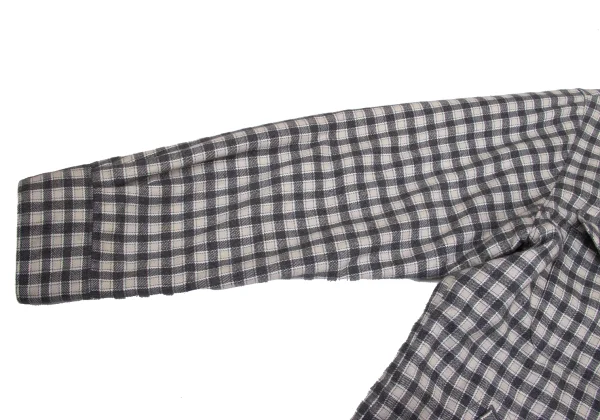 Papas+ Quilted Lining Padded Check Flannel Shirt K-170479_007
