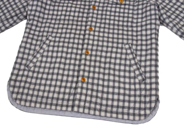 Papas+ Quilted Lining Padded Check Flannel Shirt K-170479_010