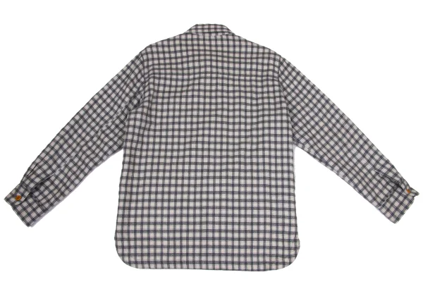 Papas+ Quilted Lining Padded Check Flannel Shirt K-170479_016