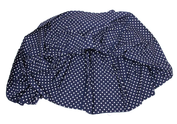 COMME des GARCONS Dot Print Gather Design Skirt K-170482_010
