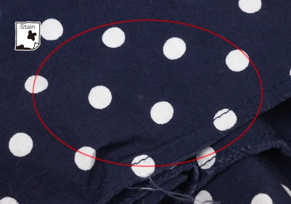 COMME des GARCONS Dot Print Gather Design Skirt K-170482_014