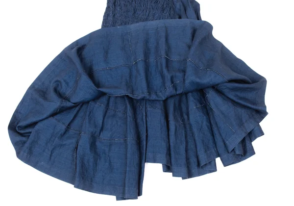 コムデギャルソンCOMME des GARCONS リネンシャーリング切替フレア