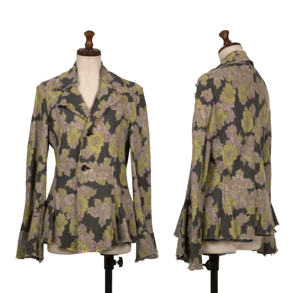 tricot COMME des GARCONS Floral Printed Jacket Multi-Color M K-170488_001