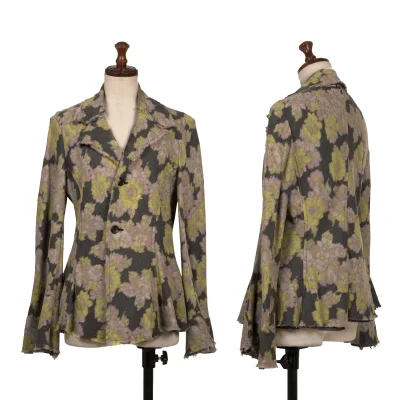 tricot COMME des GARCONS Floral Printed Jacket