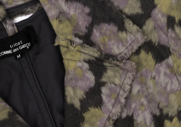tricot COMME des GARCONS Floral Printed Jacket K-170488_005