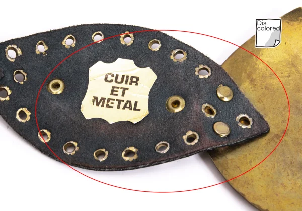 agnes b. Eyelets Plate Leather Belt K-170491_006