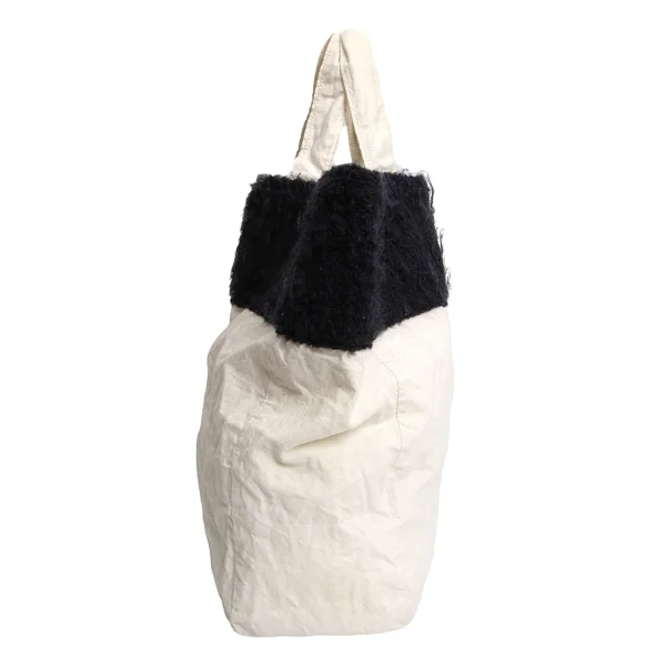tricot COMME des GARCONS Brushed fabric Patch Tote Bag K-170493_003