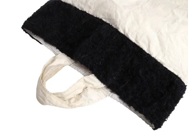 tricot COMME des GARCONS Brushed fabric Patch Tote Bag K-170493_009