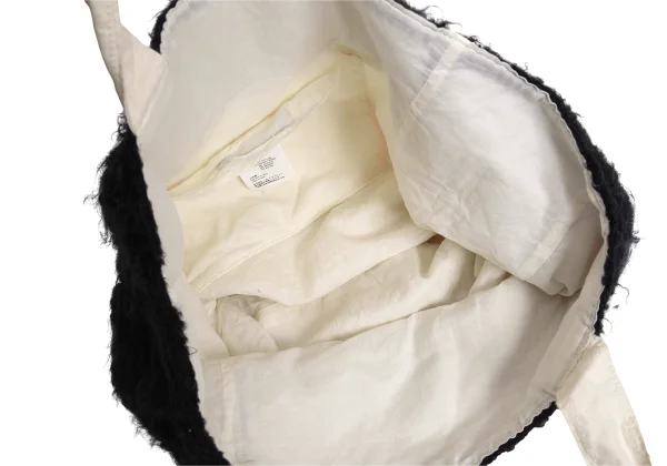 tricot COMME des GARCONS Brushed fabric Patch Tote Bag K-170493_012