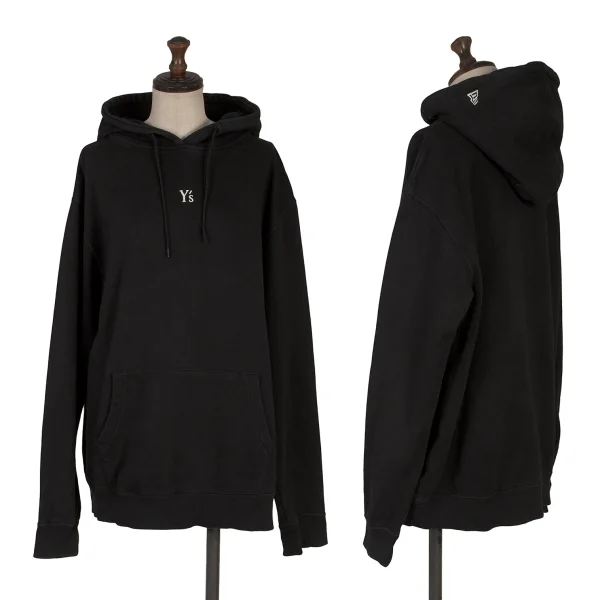 Y's×NEW ERA Logo Embroidered Hoodie Black 5 K-170494_001
