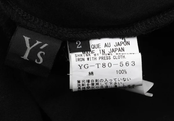 Y's Switching Asymmetry T Shirt K-170495_016