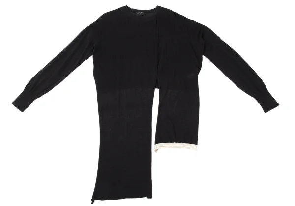 RISMAT by Y's Front Long Slit Design Knit Sweater K-170496_002