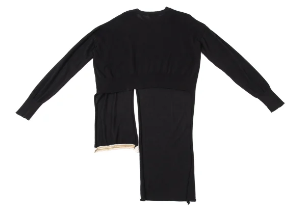 RISMAT by Y's Front Long Slit Design Knit Sweater K-170496_009