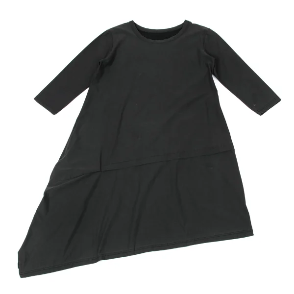 Y's Cotton Blended Asymmetry Dress K-170499_002