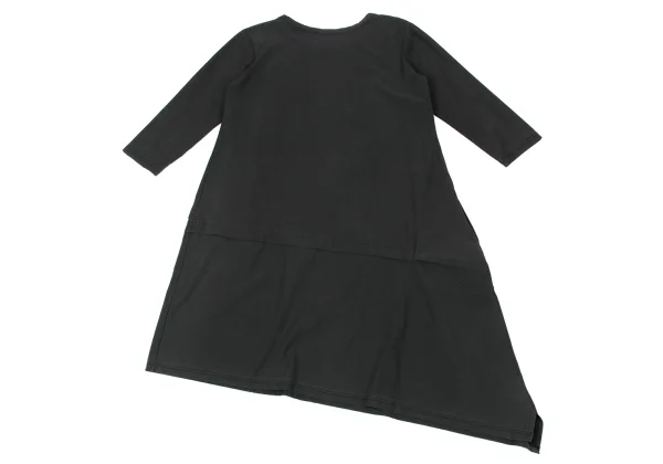 Y's Cotton Blended Asymmetry Dress K-170499_016