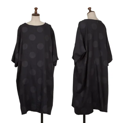 Y's Dot Printed Wool Dress