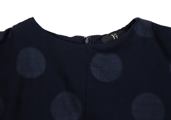 Y's Dot Printed Wool Dress K-170505_005