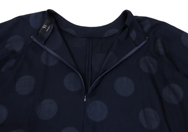 Y's Dot Printed Wool Dress K-170505_016