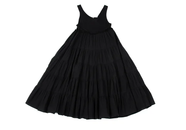 Y's Cotton Rayon Gather Sleeveless Dress K-170506_002