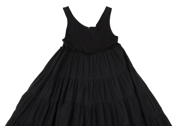 Y's Cotton Rayon Gather Sleeveless Dress K-170506_003