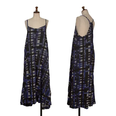 Y's Geometric Printed Cami Dress