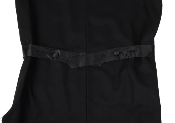 Y's PINK Wool Blended Belt Design Dress K-170518_012