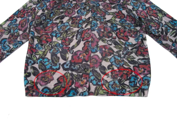 Y's for living Floral Printed Knit Cardigan K-170519_009
