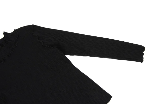 Ray Beams Cotton Blended Striped Woven Long Sleeve Top K-170522_004