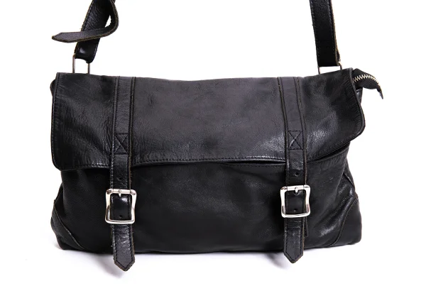 Y's Leather Belted Messenger Bag K-170523_003
