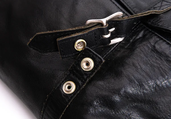 Y's Leather Belted Messenger Bag K-170523_010