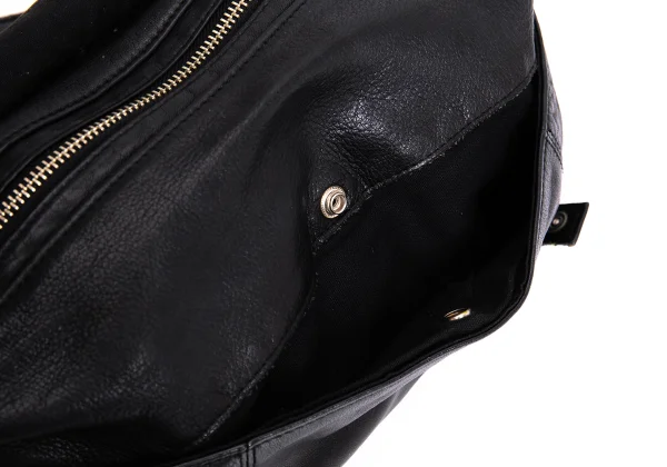 Y's Leather Belted Messenger Bag K-170523_014