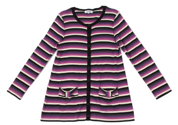 SONIA RYKIEL Striped T-shirt & Cardigan K-170524_002