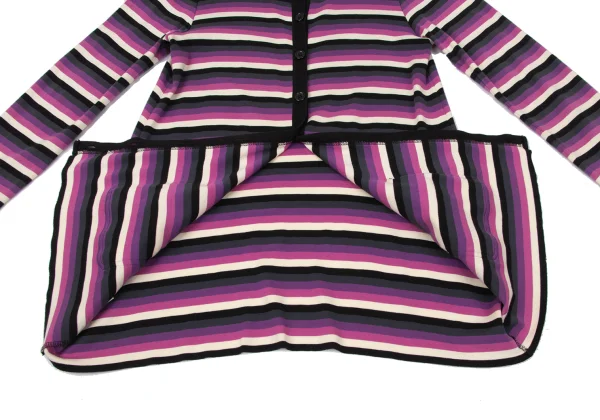 SONIA RYKIEL Striped T-shirt & Cardigan K-170524_008