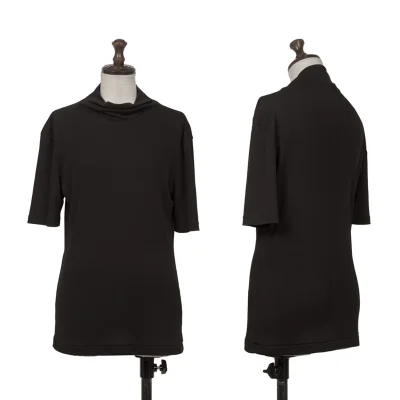 Yohji Yamamoto NOIR Stretch High-Neck T-Shirt