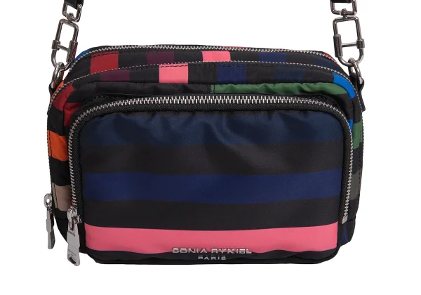 SONIA RYKIEL Multi Stripe Shoulder Bag K-170532_003
