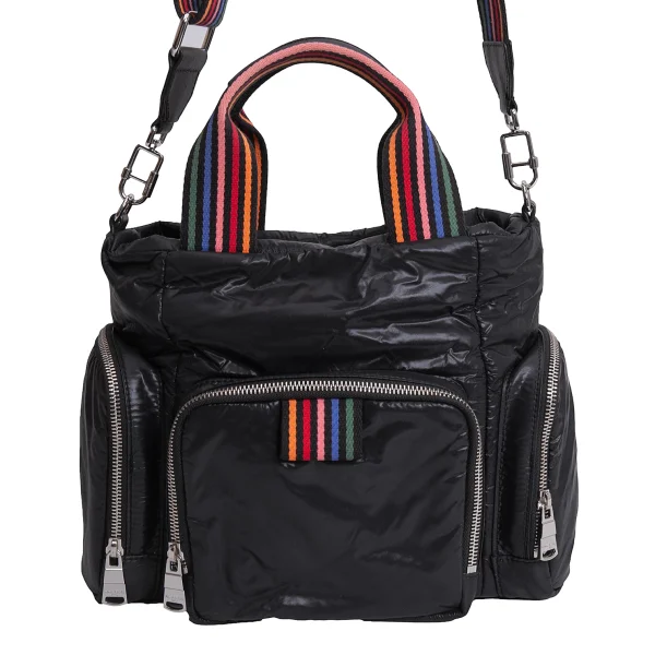 SONIA RYKIEL Multi Stripe Nylon 2WAY Bag K-170533_003