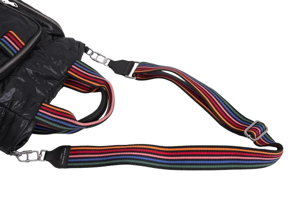 SONIA RYKIEL Multi Stripe Nylon 2WAY Bag K-170533_011