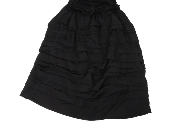COMME des GARCONS Dyed Poly Pleated Apron Skirt K-170536_006